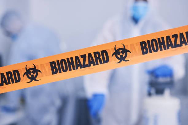 Professional Drug Lab Cleanup technician working in Alpine, NJ